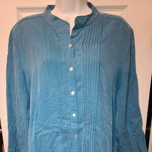 Norm Thompson Blue Shirt